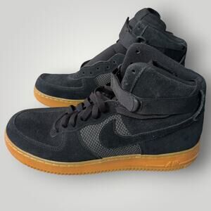 Nike Air Force 1 High ’07 LV8 Black Gum 806403-003 Mens 10.5